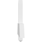 Ekena Millwork Eugene Architectural Grade PVC Gable Bracket, 60"W x 17 1/2"H x 2"D x 6"F, 7/12 Pitch GBP060X18X0206EUG00 - alternate 4
